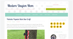 Desktop Screenshot of moderndaytonmom.com